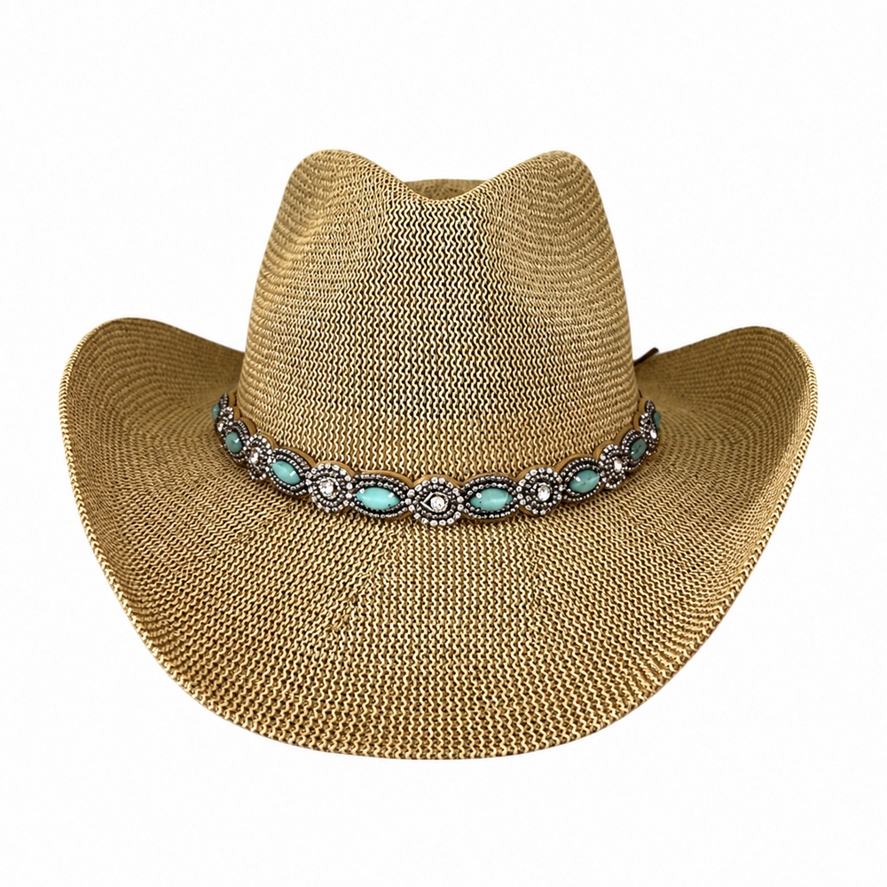 Vega Tan - Rhinestone Cowboy Hat