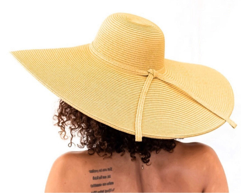 Sole - Oversized Floppy Straw Sun Hat