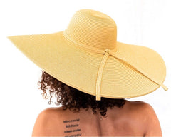 Sole - Oversized Floppy Straw Sun Hat