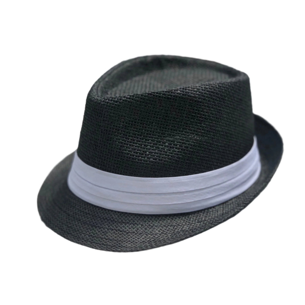 Jackson - Black Fedora with White Band