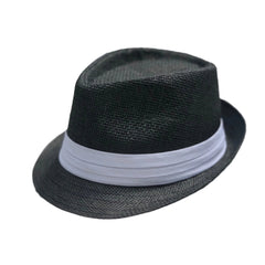Jackson - Black Fedora with White Band