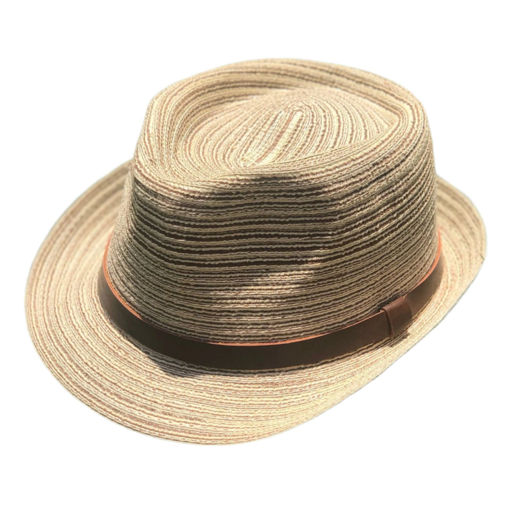 Enzo - Leather Trim Fedora