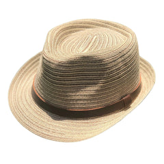 Enzo - Leather Trim Fedora