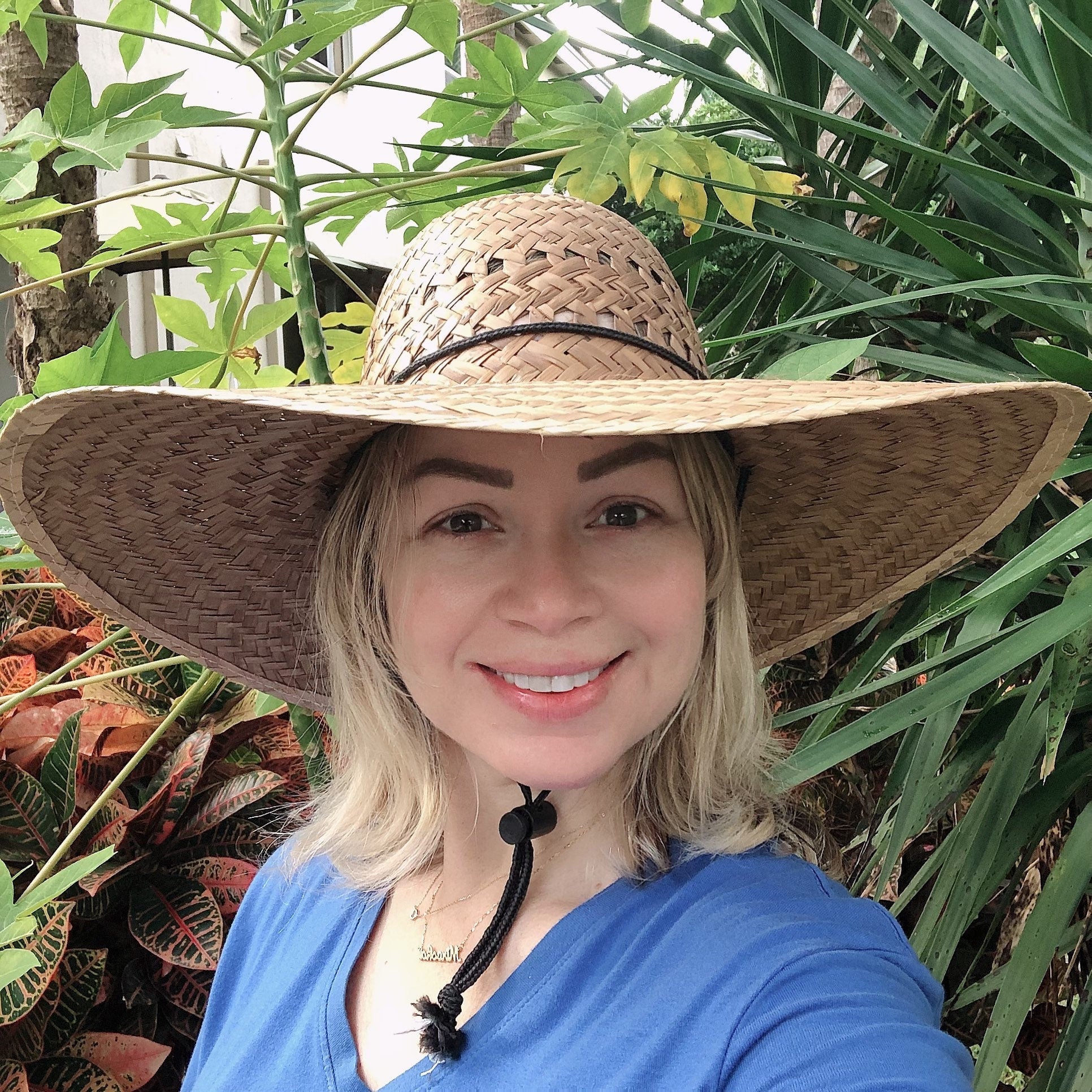 Gardenia - Palm Oversize Hat