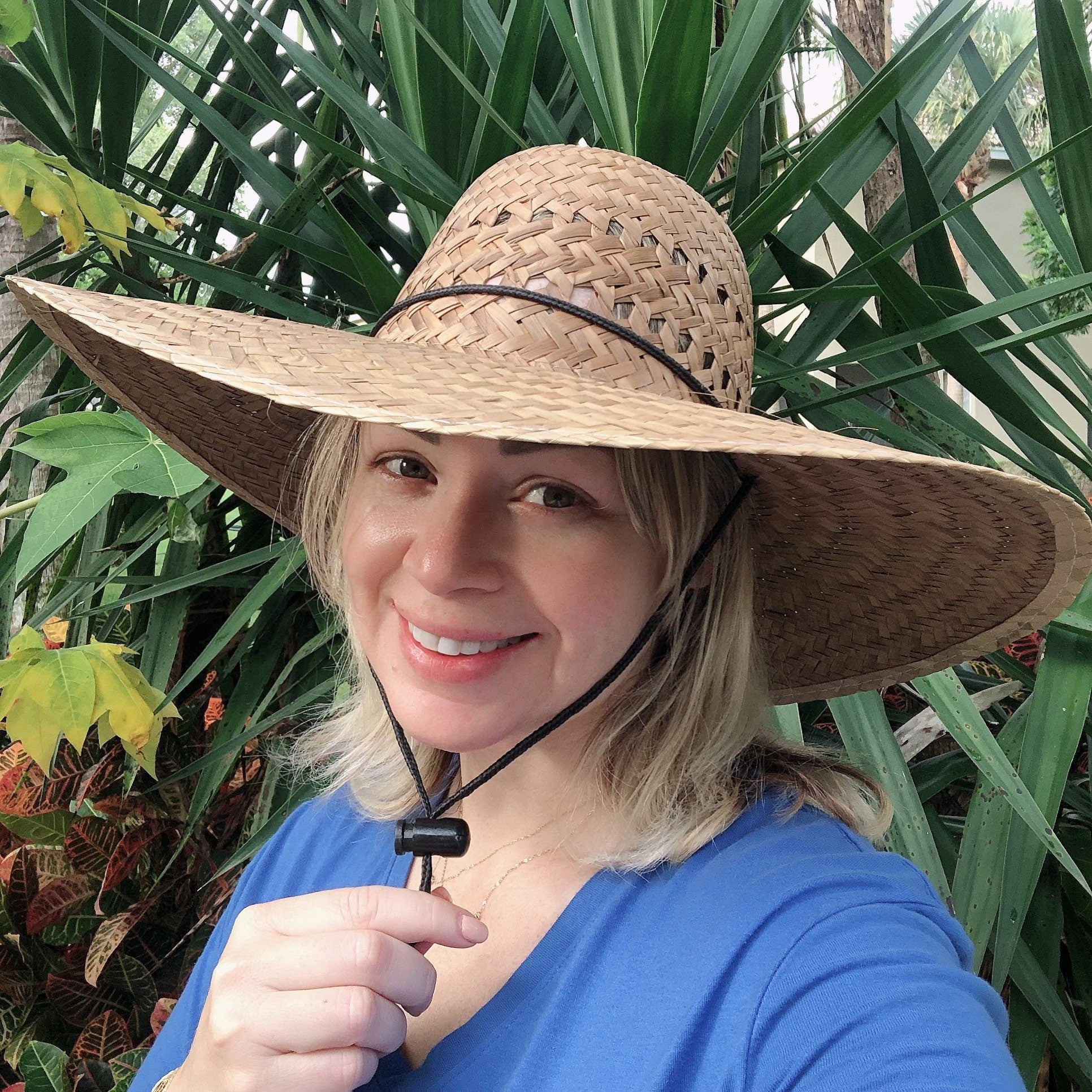 Gardenia - Palm Oversize Hat