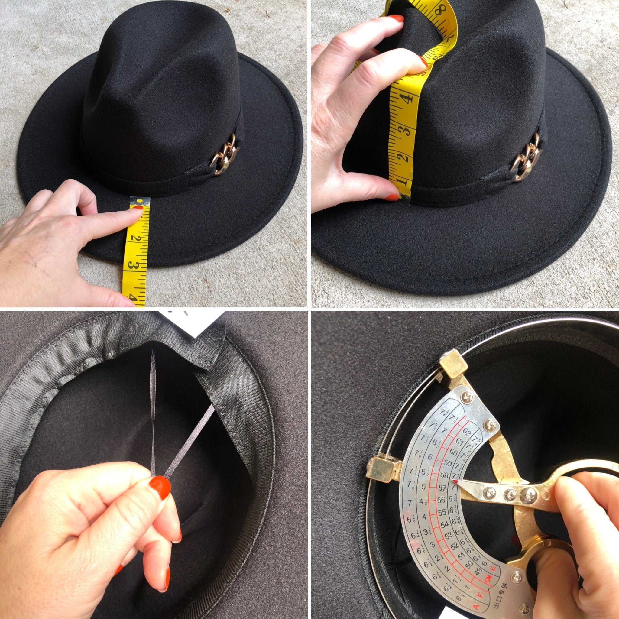 Fedora Hat with Gold Accent