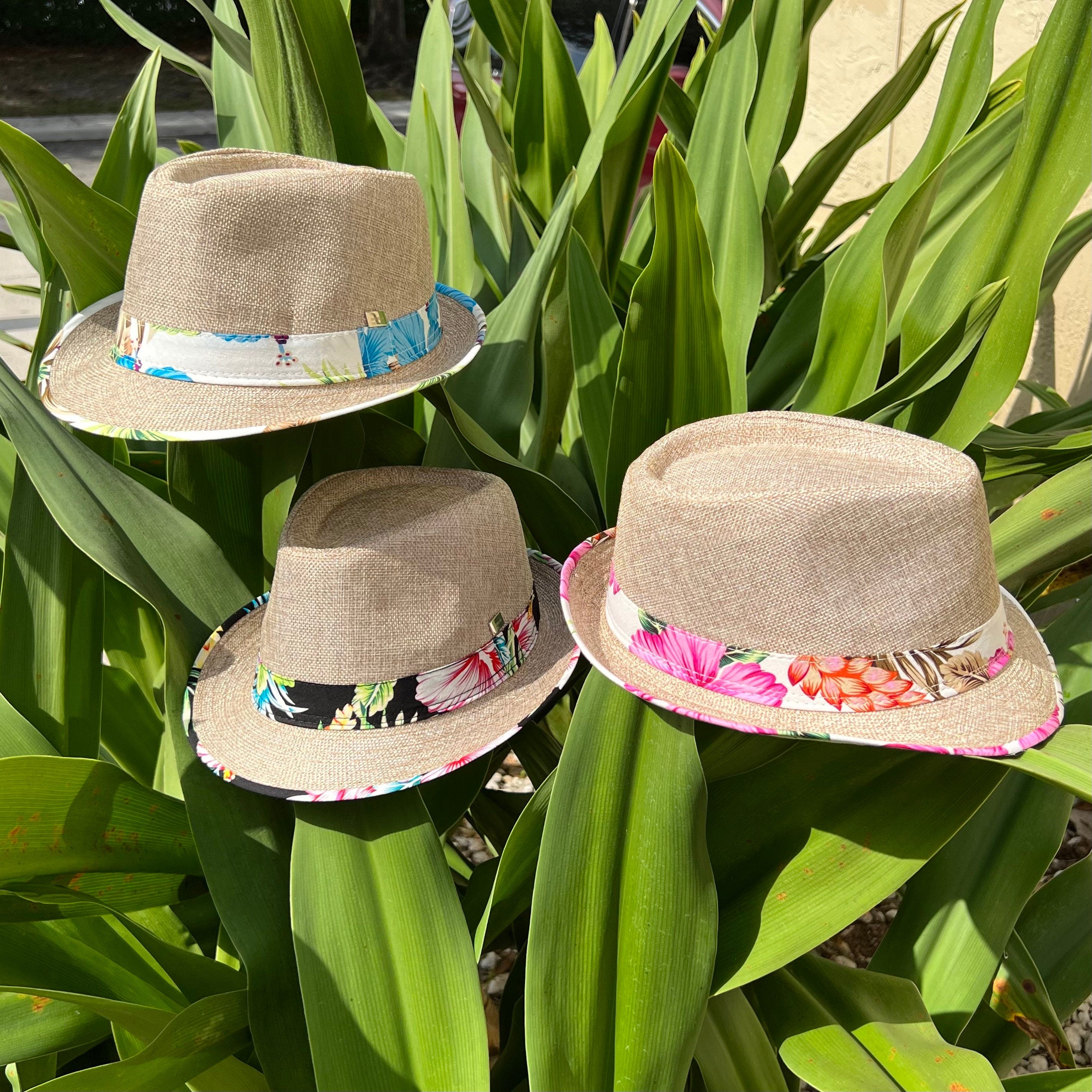 Nalu - Hibiscus Floral Band Fedora