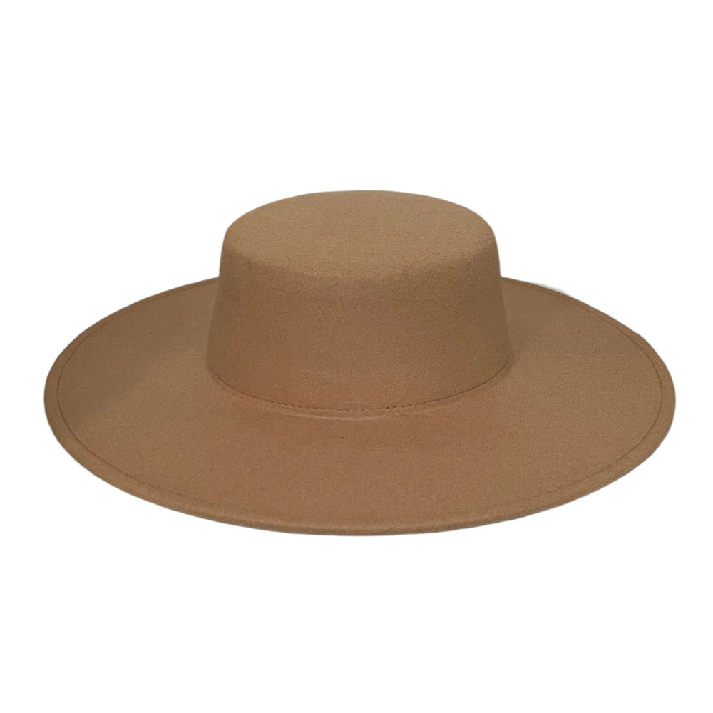 Nilo - Flat Brim Boater Hat