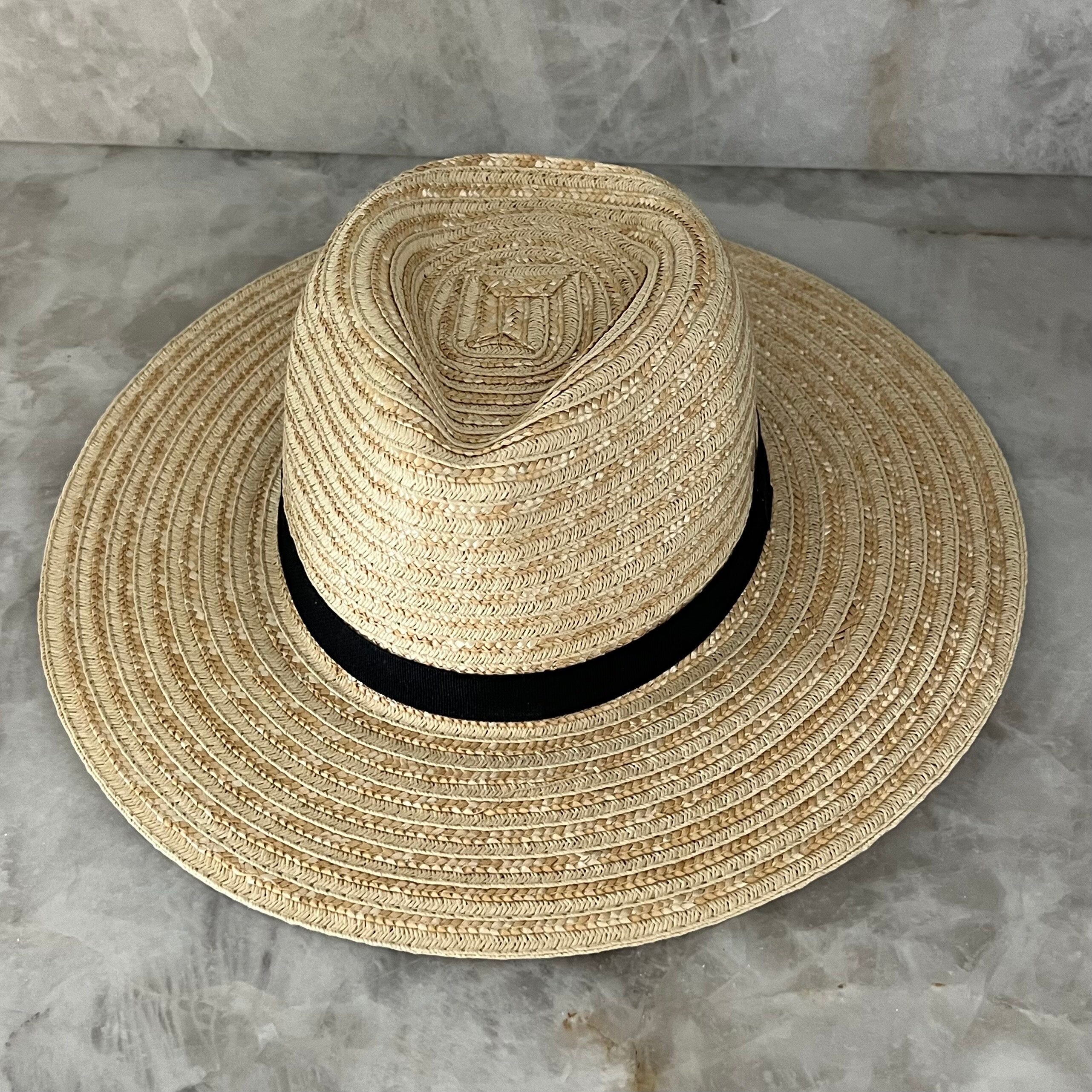 Alice - Wide Brim Straw Hat