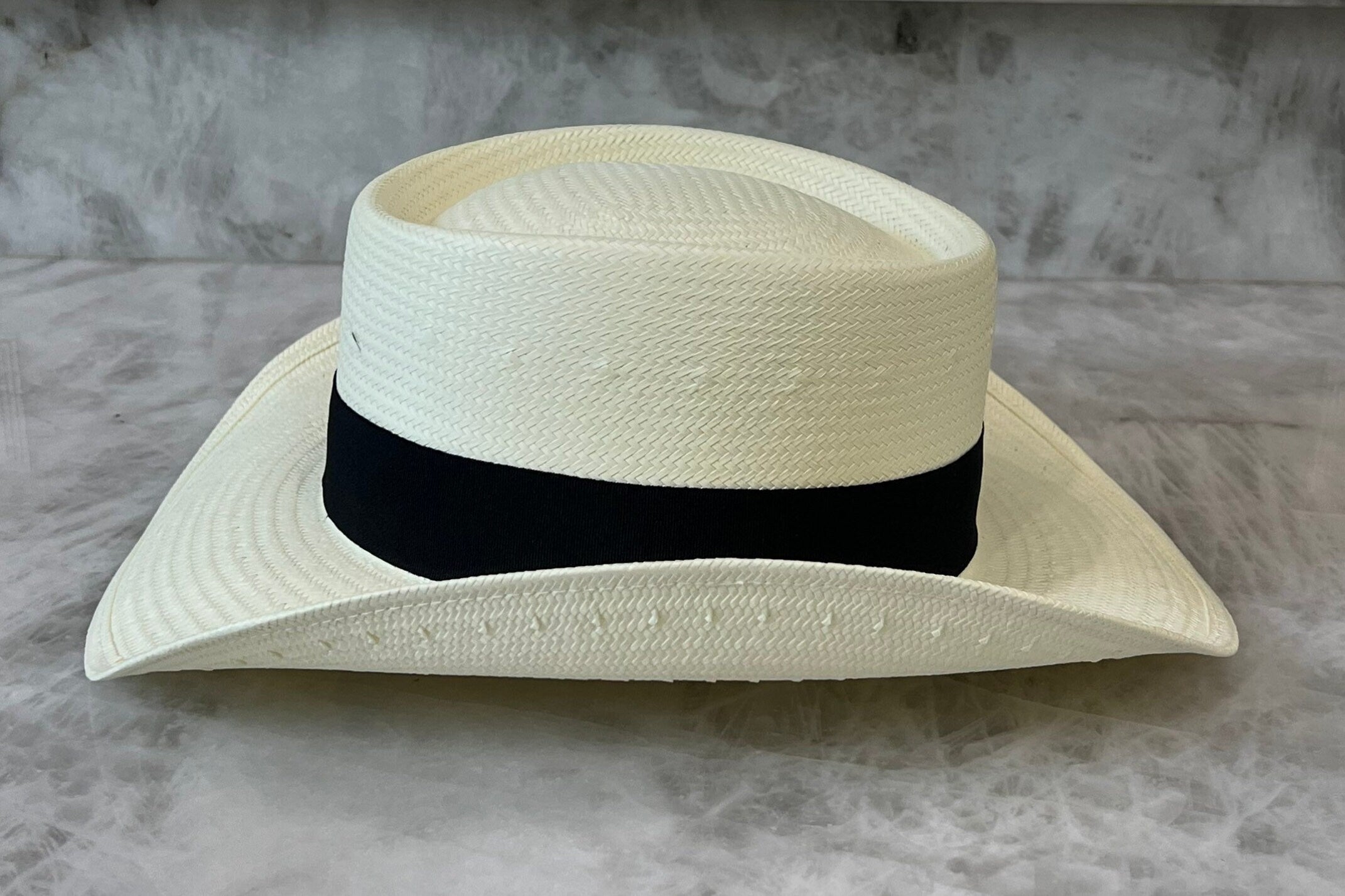 Jacinto - Straw Boater Hat Up Brim