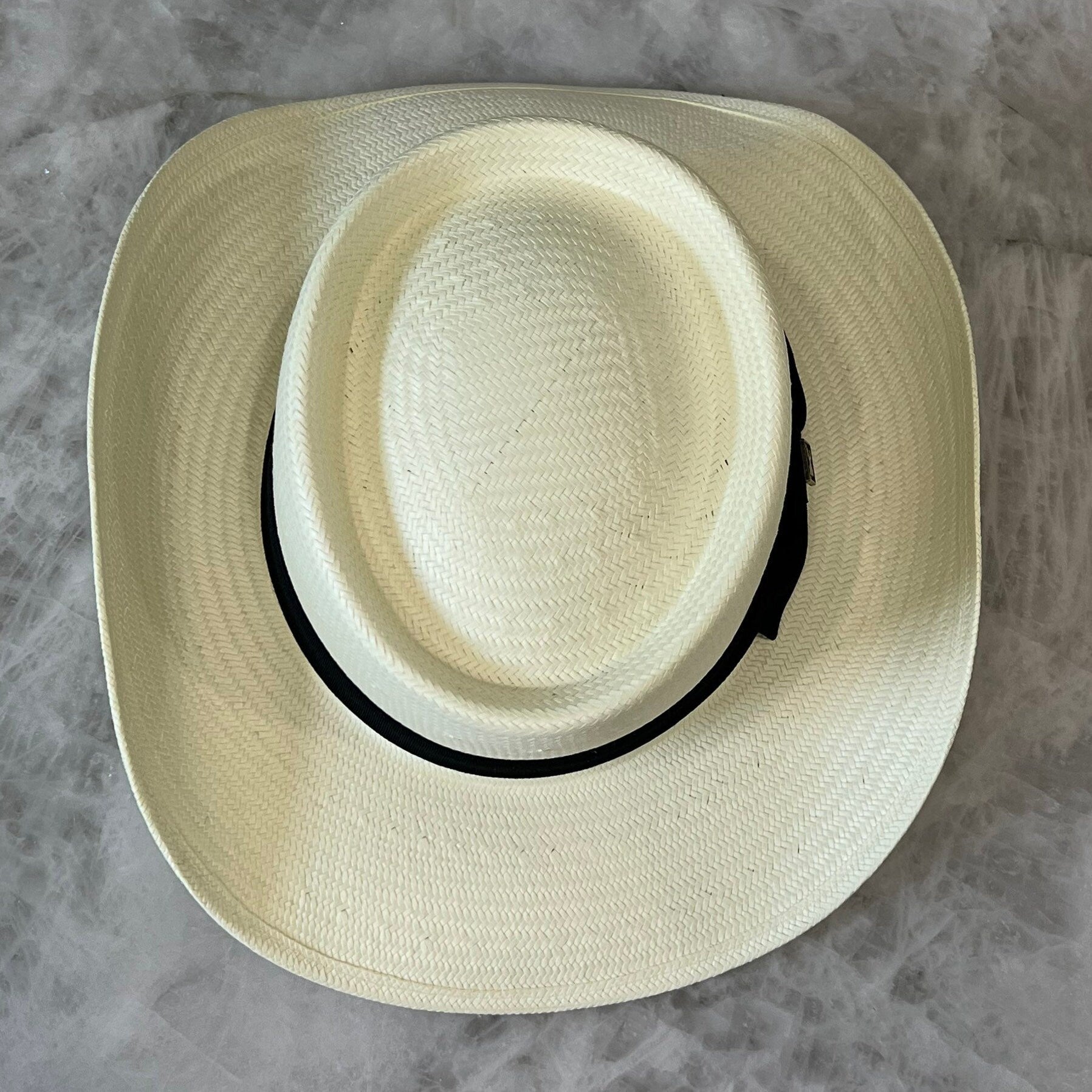 Jacinto - Straw Boater Hat Up Brim