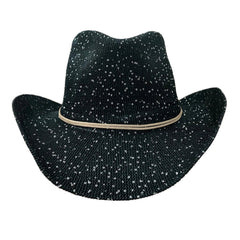 Stella Black - Sequin Cowboy Hat